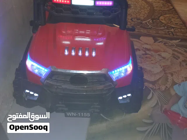 للبيع سياره شحن كهربائيه حمراء فخمه للاطفال نظيفه جدا