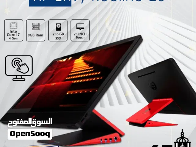جهاز كمبيوتر كامل الكل في واحد مع شاشة 23 انش تاتش سكرين   HP ENVY Recline23 Touch Smart All-in-One