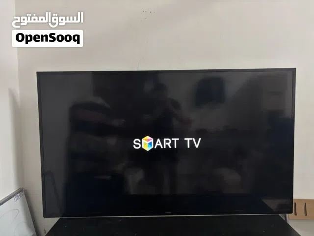 للبيع المستعجل: تلفزيون سامسونج ذكي (Smart TV) مقاس 60 بوصة + حامل جداري مجاناً بسعر 60 ريال عماني