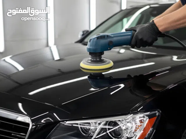 فني باسطة تلميع سيارات بالكامل داخلي وخارجي. غسيل سيارات داخلي وخارجي.ونغليف كربون بجميع انواعه.