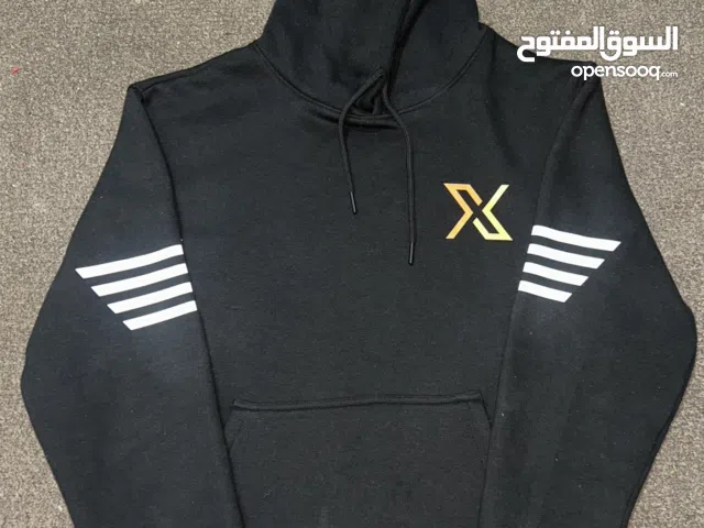 Balck hoddie with printing