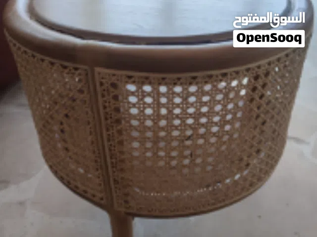 Wooden Cane Side Low Table