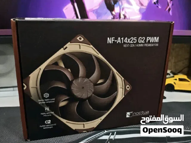 مروحة بي سي Noctua NF‐A14x25 G2 PWM ما مفتوحة اصلية 100%