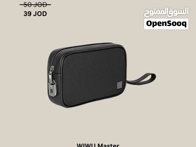 WiWU Master Genuine Leather Fingerprint Lock Pouch   -NEW -MEGAByte