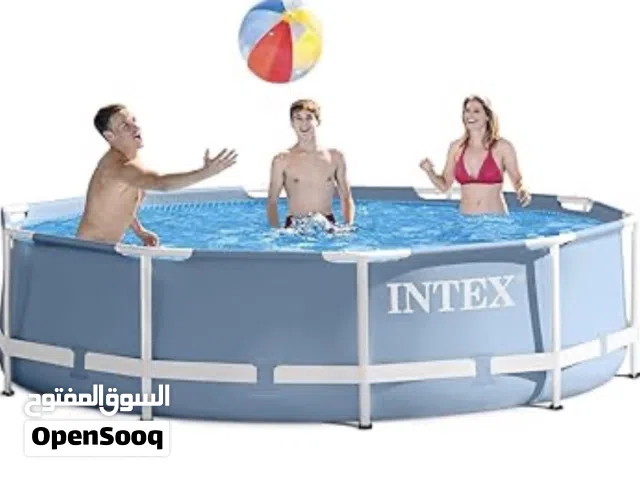 بركة سباحة تركيب مظلعه مقاس 3.66 متر ارتفاع 76 سم مع فلتر