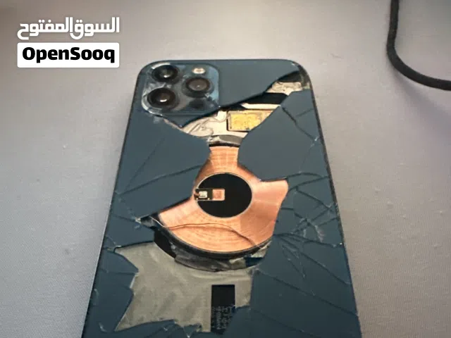 آيفون 12 pro شاشه مبدله ورا و قدام شاشه الي ورا مكسوره الي قدام لا البطاريه 77 128 قيقا