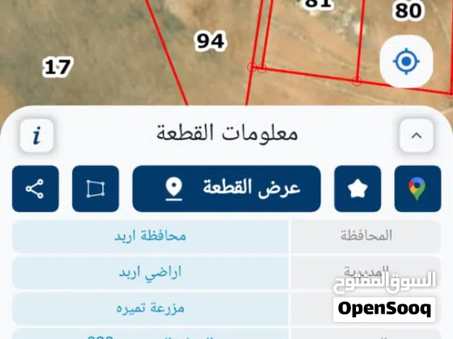 Farm Land for Sale in Irbid An-Nuayyimah