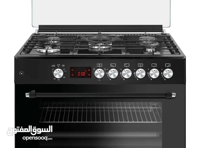 عرض نااار على فرن كونتي اسود 90 سم فل سيفتي كامل مع مراوح