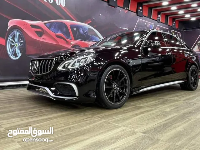 Mercedes-Benz E350 with 2016 facelift and full E63 AMG body kit with 18 inches AMG rims
