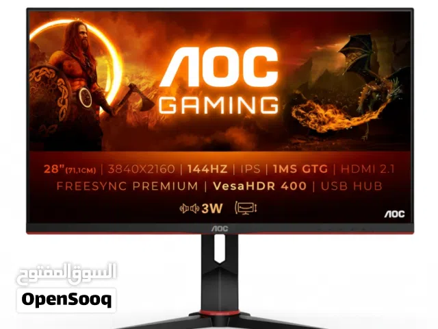 AOC Gaming Monitor U28G2X G2 Series 28" UHD 144Hz