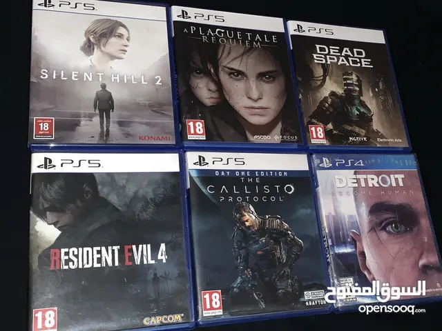 العاب اقراص ps5 بلي فايف للبيع الاسعار بلوصف