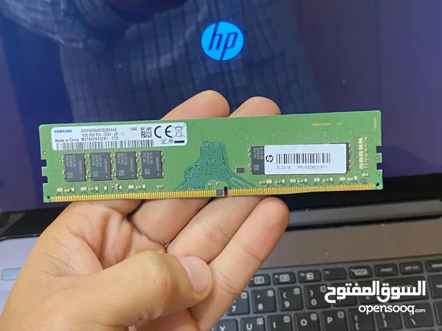 HP Original DDR4 16GB RAM – ذاكرة رام أصلية بحالة ممتازة