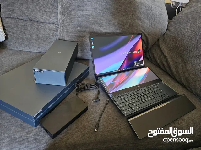 Asus Zenbook Pro Duo 15 - Core i9 12th GEN + 8gb Nvidia RTX 3070 Creators Gaming Workstation Laptop