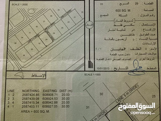 Residential Land for Sale in Al Dakhiliya Bidbid