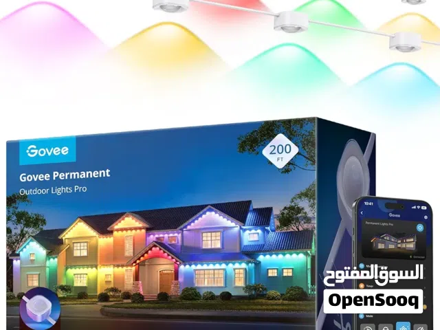 Govee Permanent Outdoor Lights Pro, 200ft with 120 RGBIC LED Lights for Daily and Accent Lighting, 7