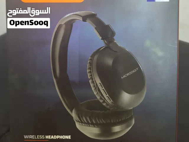 Wireless Headphones MICRODIGIT سماعات رأس بلوتوث كبيرة من شركة مايكروديجيت