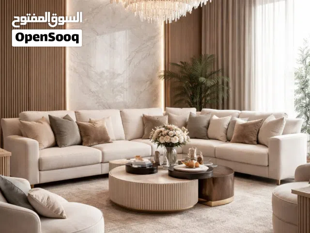 منجرة ومفروشات الكابتن : طقم كنب وكورنر  بتفصيل VIP وكفالة 3 سنوات خدمة المعاينة والتوصيل والتركيب
