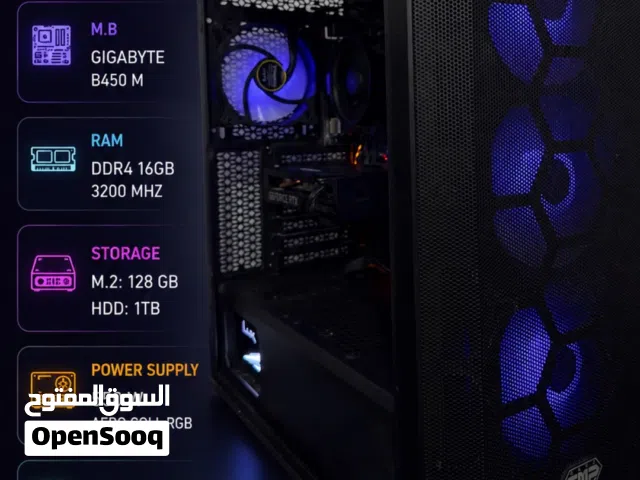 تجميعة احترافيه قويه للالعاب بكارت RTX4060 وقطع كلها براندات ومامفتوحه