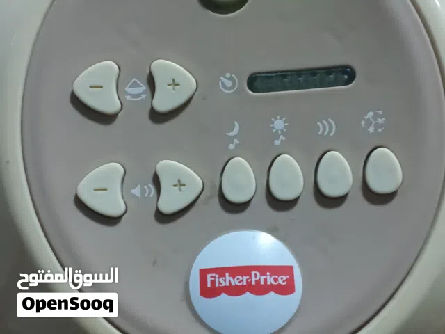 هزاز اطفال fisher price بعمل كهرباء أو بطاريه