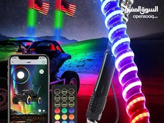 اريل/ علم مع الإضاءة لل بجي  Whip Atv/ can am buggy polaris   YXZ