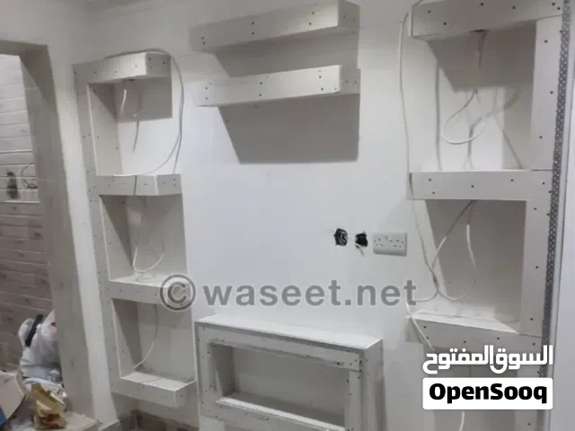 تركيب جميع انواع الديكور الجبس بود تقسيم غرف تركيب سقف معلق مع مخفي تركيب بديل خشب وتركيب بديل رخام