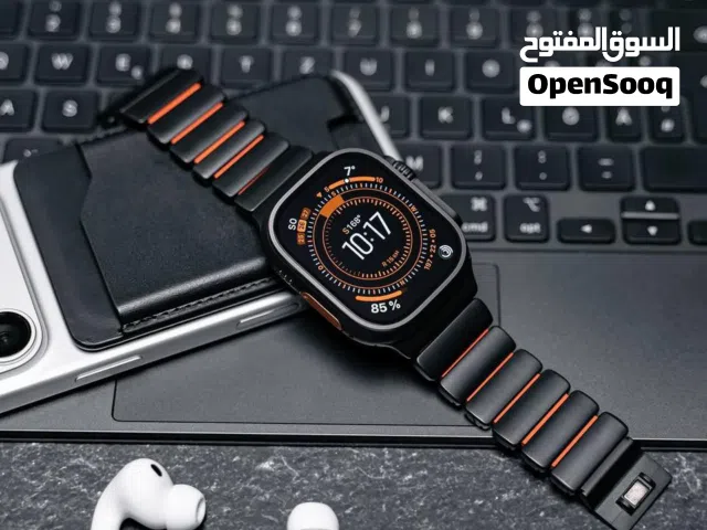 سير ساعه ابل  كوالتي عالي جداً  حجم 49-46-45 جميع الالوان  سير تيتانيوم مطعم الوان