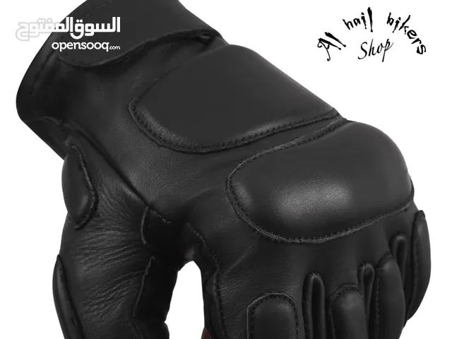 Genuine Leather gloves for motorcycle riding— half finger or full finger / screen touch !! USA
