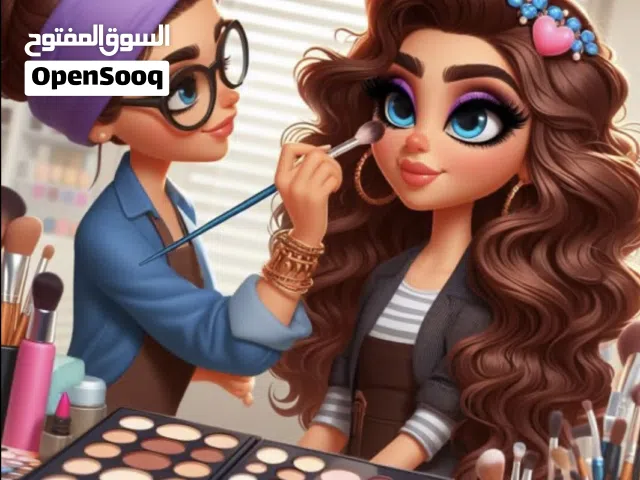 كوافيرة شعر ، مكياج ،صبغات وقص خدمات منزلية