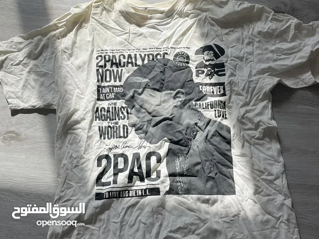 Xl tupac white and black T shirt.