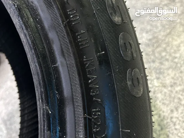 /:- اطارات مستعمل /:- بحالة ممتازة /:- قياس •205/60/16•