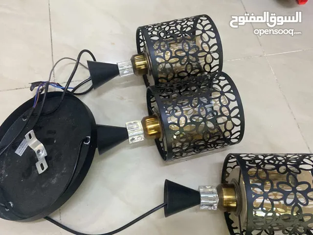 ثريات ثلاثي 250 درهم Ceiling lights /3 Very good condition