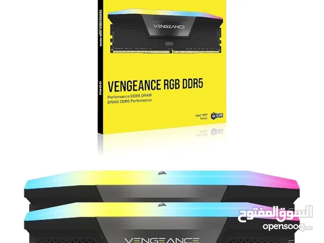 CORSAIR VENGEANCE RGB DDR5 RAM 32GB (2x16GB) 6000MHz CL30