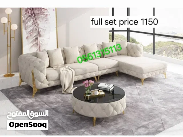 Stylish Sofa Set – Great for Family & Guests طقم أريكة أنيق - رائع للعائلة والضيوف