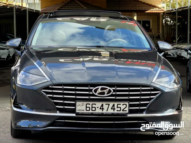 سوناتا هايبرد 2021 وارد الوكالة فحص كامل بانوراما استخدام شخصي عداد قليل