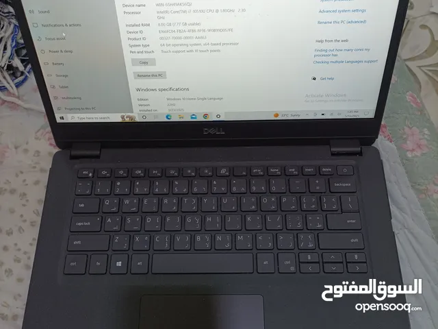 Dell Latitude i7 10th Generation RAM 8 265ssd Touch screen