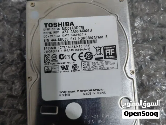 HDD TOSHIBA 750 GB for sale