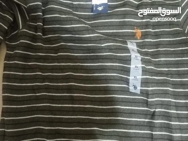 US polo sweatshirt سويتشيرت جديد كم طويل