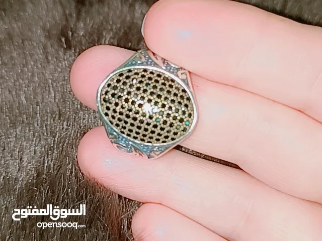 خاتم فضة مميز للبيع