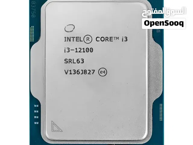 معالج I3-12100 وبورد B760m ومبرد