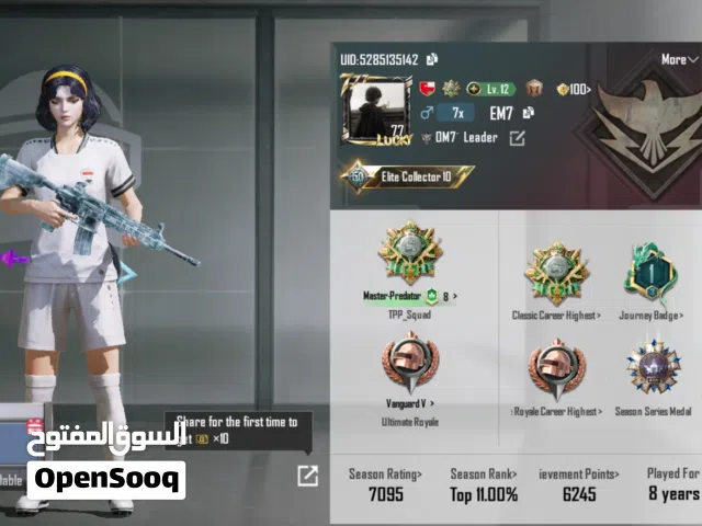 Pubg Accounts and Characters for Sale in Al Dakhiliya