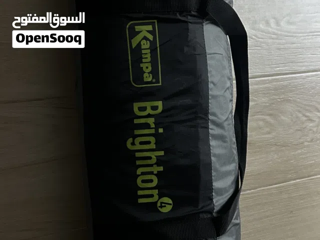 Kampa Brighton 4 Grey Tent, 4 Person, Waterproof, خيمة رمادية تسع 4 اشخاص، ضد المياة و واسعة جدا.