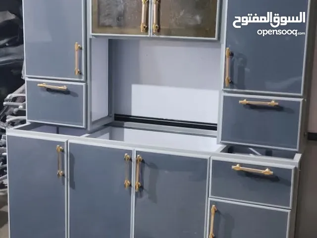 دواليب مطابخ ألمنيوم سعودي درجة أولى مضمون جاهز وتفصيل حسب الطلب