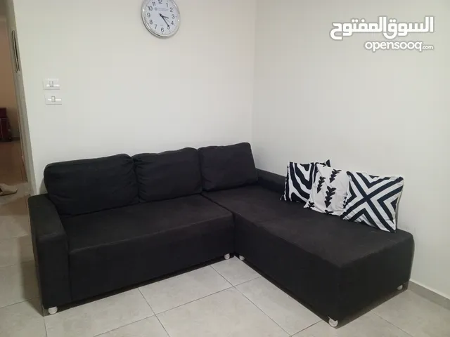 طقم كنب زاويه حديث كورنر لون سكني غامق صناعه اجنبيه