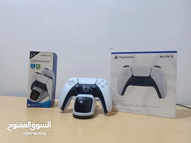 جوستك ps5 أصلي مو تجاري + ستاند شحن مشكلة فقط المنفذ مكسور ناصريه