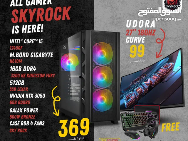بي سي جيمنج RTX 3050 6GB معالج CORE I5-12400F
