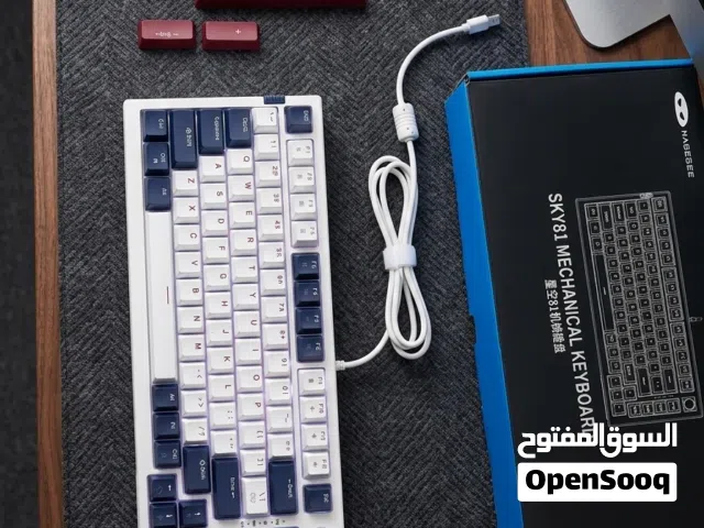 كيبورد كيمنك MageGee SKY81 الميكانيكي مع ماوس لوجتك هديه تصميم 75% مدمج يوفر مساحة أكبر على المكتب