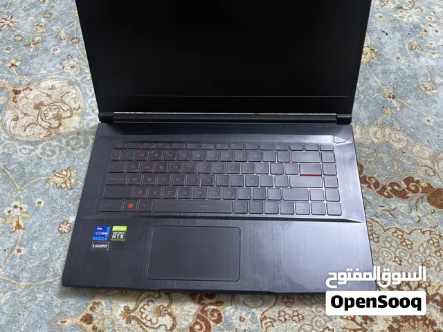 MSI 16GB RAM 512 SSD NVME RTX 3050 4GB مستعمل للبيع
