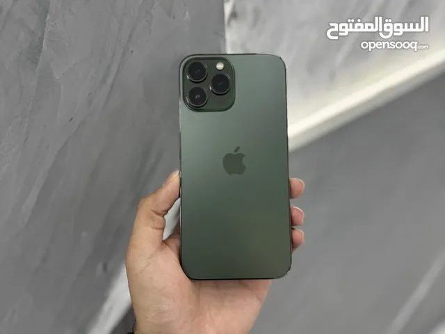 ايفون 13 برو ماكس 256 جيجا لون ازرق او ابيض او زيتي او رمادي مميز مستعمل وكالة