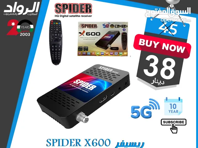 ريسيفر سبايدر Spider X600 5G واي فاي اشتراكات لغاية عشر سنوات