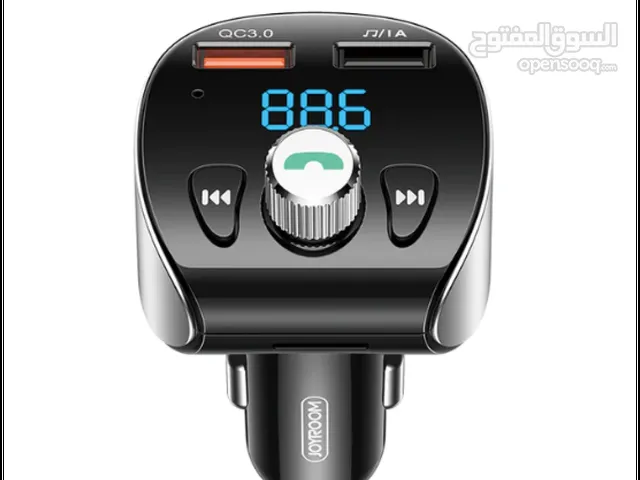 جهاز FM Transmitter جوي روم للسيارة JOYROOM JR-CL02 – شاحن + بلوتوث + تشغيل موسيقى!
